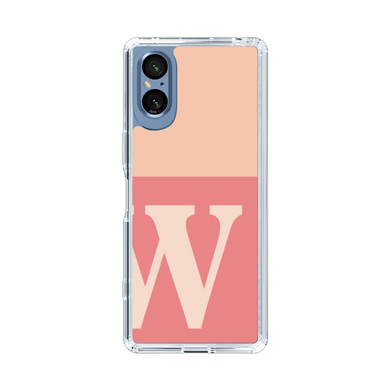 Slim Protection Case［ Original - initial two tone - W pink ］