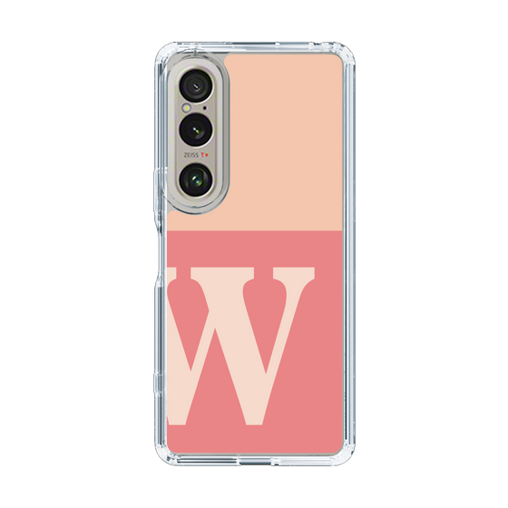 Slim Protection Case［ Original - initial two tone - W pink ］