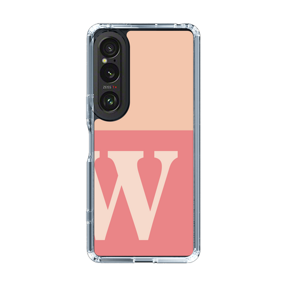 Slim Protection Case［ Original - initial two tone - W pink ］