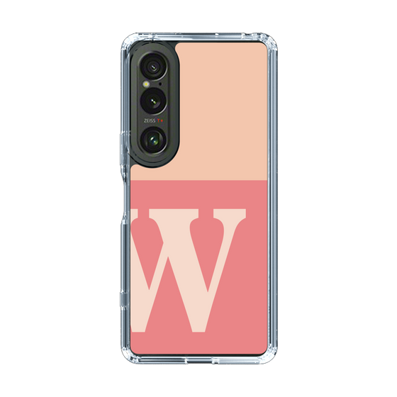 Slim Protection Case［ Original - initial two tone - W pink ］