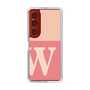 Slim Protection Case［ Original - initial two tone - W pink ］