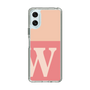 Slim Protection Case［ Original - initial two tone - W pink ］