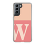 Slim Protection Case［ Original - initial two tone - W pink ］
