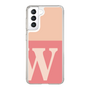 Slim Protection Case［ Original - initial two tone - W pink ］