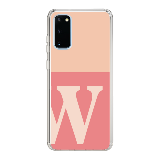 Slim Protection Case［ Original - initial two tone - W pink ］