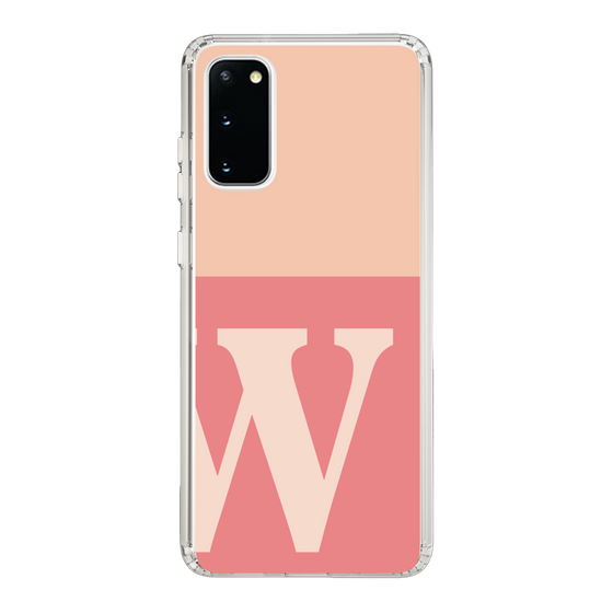 Slim Protection Case［ Original - initial two tone - W pink ］