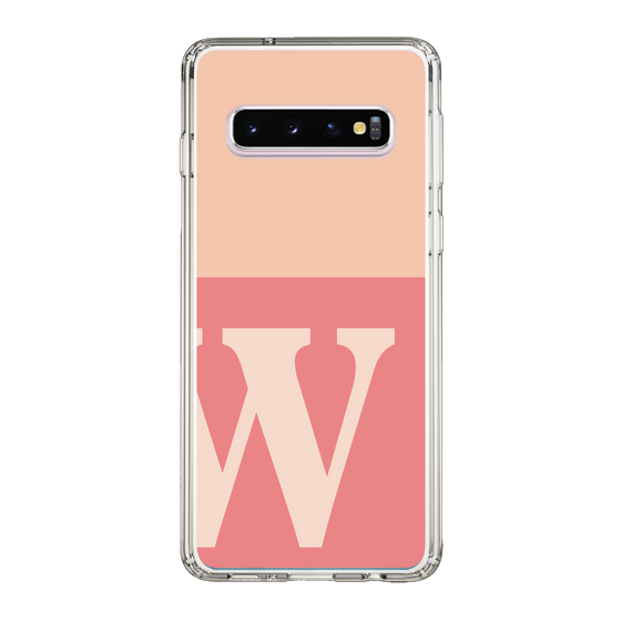Slim Protection Case［ Original - initial two tone - W pink ］