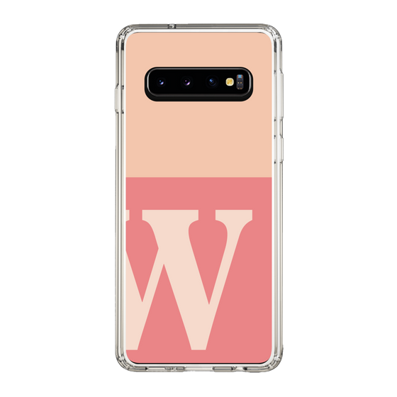 Slim Protection Case［ Original - initial two tone - W pink ］