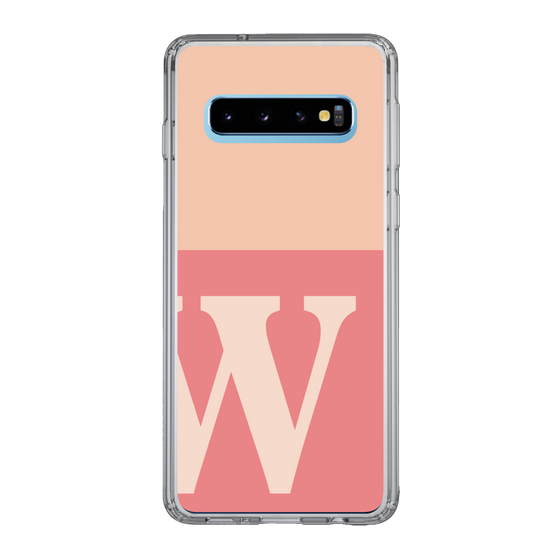Slim Protection Case［ Original - initial two tone - W pink ］