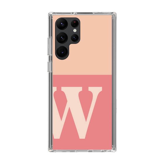 Slim Protection Case［ Original - initial two tone - W pink ］