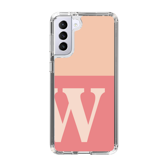 Slim Protection Case［ Original - initial two tone - W pink ］