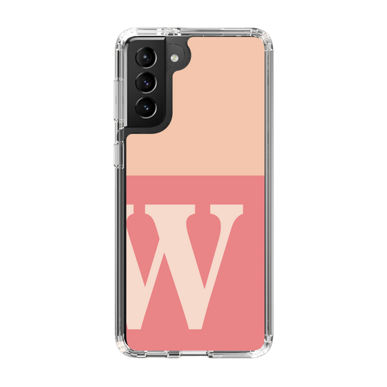 Slim Protection Case［ Original - initial two tone - W pink ］