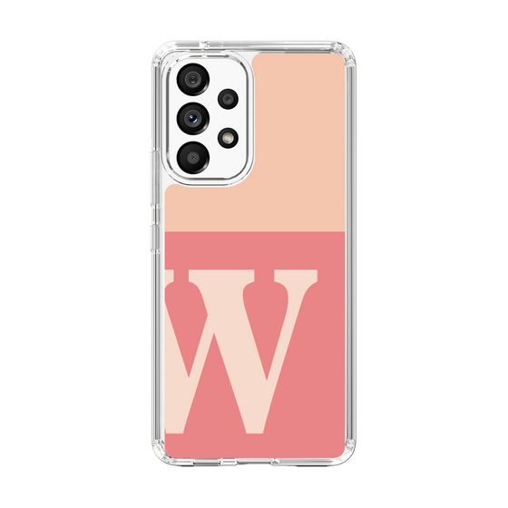 Slim Protection Case［ Original - initial two tone - W pink ］