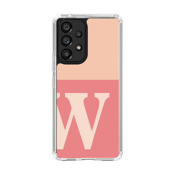 Slim Protection Case［ Original - initial two tone - W pink ］