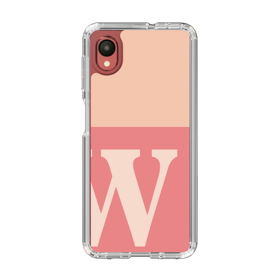Slim Protection Case［ Original - initial two tone - W pink ］