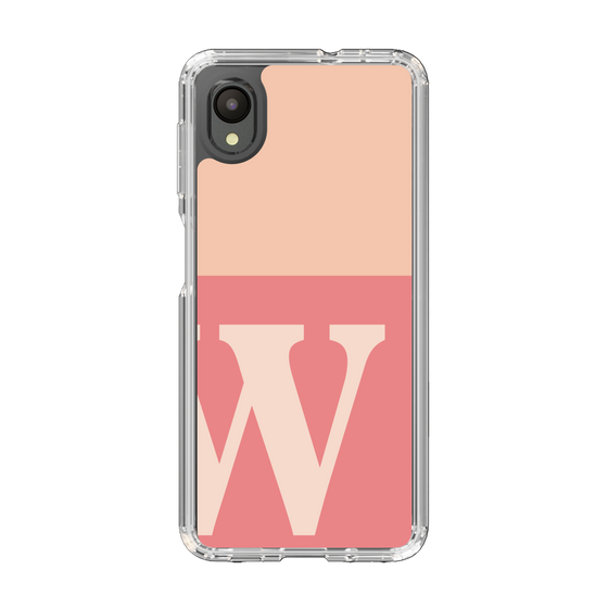 Slim Protection Case［ Original - initial two tone - W pink ］