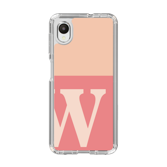 Slim Protection Case［ Original - initial two tone - W pink ］
