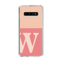 Slim Protection Case［ Original - initial two tone - W pink ］