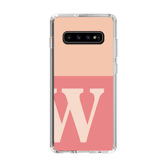 Slim Protection Case［ Original - initial two tone - W pink ］