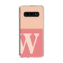 Slim Protection Case［ Original - initial two tone - W pink ］