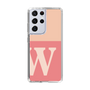Slim Protection Case［ Original - initial two tone - W pink ］