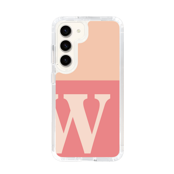 Slim Protection Case［ Original - initial two tone - W pink ］