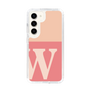 Slim Protection Case［ Original - initial two tone - W pink ］