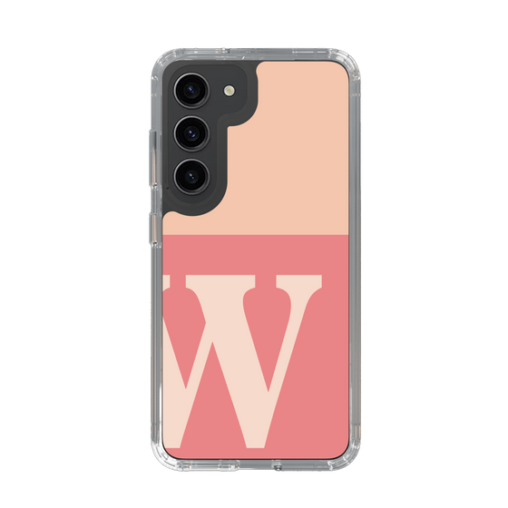 Slim Protection Case［ Original - initial two tone - W pink ］