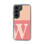 Slim Protection Case［ Original - initial two tone - W pink ］