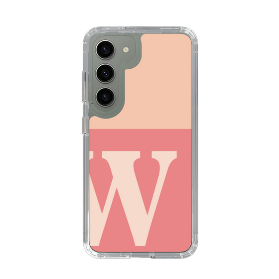 Slim Protection Case［ Original - initial two tone - W pink ］