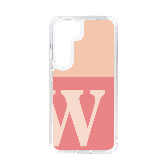 Slim Protection Case［ Original - initial two tone - W pink ］