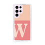 Slim Protection Case［ Original - initial two tone - W pink ］