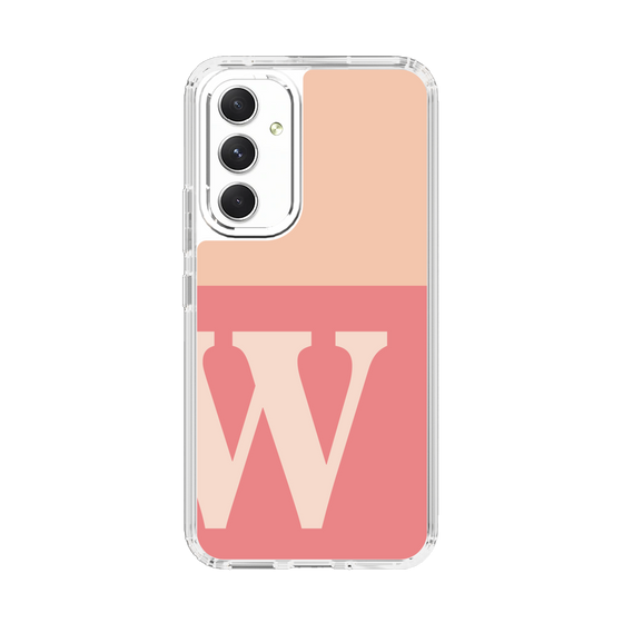 Slim Protection Case［ Original - initial two tone - W pink ］