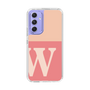 Slim Protection Case［ Original - initial two tone - W pink ］