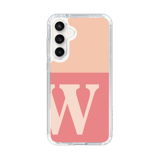 Slim Protection Case［ Original - initial two tone - W pink ］