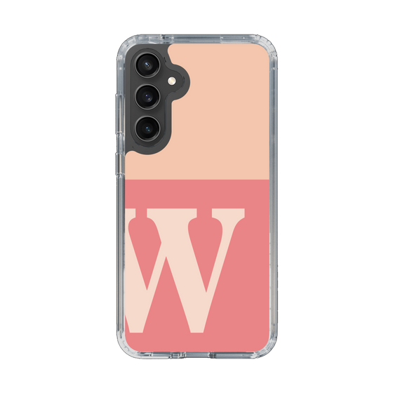 Slim Protection Case［ Original - initial two tone - W pink ］
