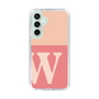 Slim Protection Case［ Original - initial two tone - W pink ］