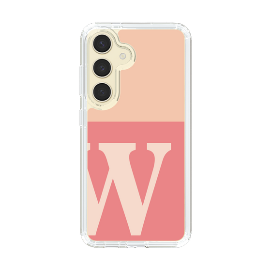 Slim Protection Case［ Original - initial two tone - W pink ］