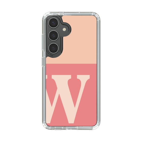 Slim Protection Case［ Original - initial two tone - W pink ］