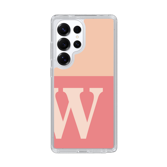 Slim Protection Case［ Original - initial two tone - W pink ］