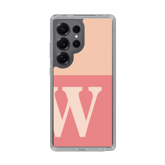 Slim Protection Case［ Original - initial two tone - W pink ］