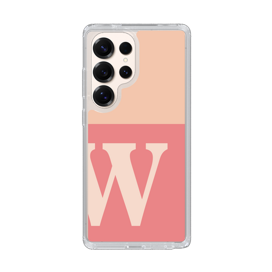 Slim Protection Case［ Original - initial two tone - W pink ］