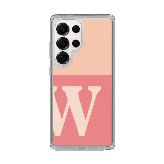 Slim Protection Case［ Original - initial two tone - W pink ］