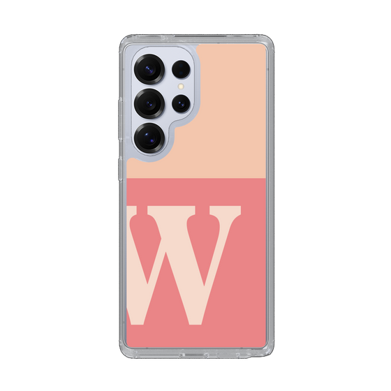 Slim Protection Case［ Original - initial two tone - W pink ］