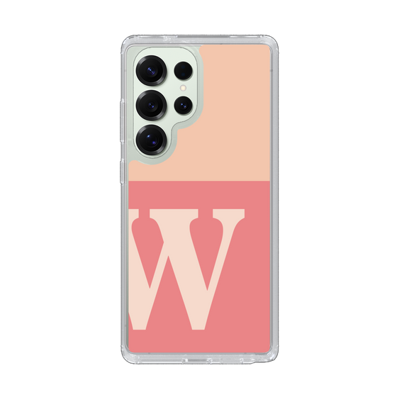 Slim Protection Case［ Original - initial two tone - W pink ］