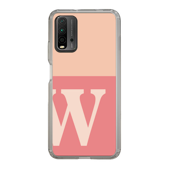 Slim Protection Case［ Original - initial two tone - W pink ］