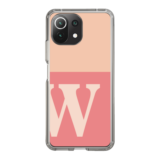 Slim Protection Case［ Original - initial two tone - W pink ］