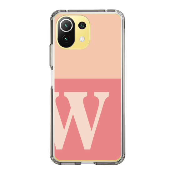 Slim Protection Case［ Original - initial two tone - W pink ］