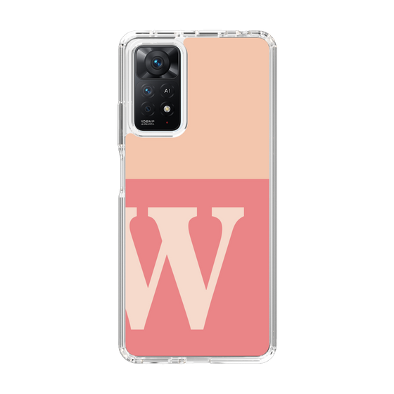 Slim Protection Case［ Original - initial two tone - W pink ］