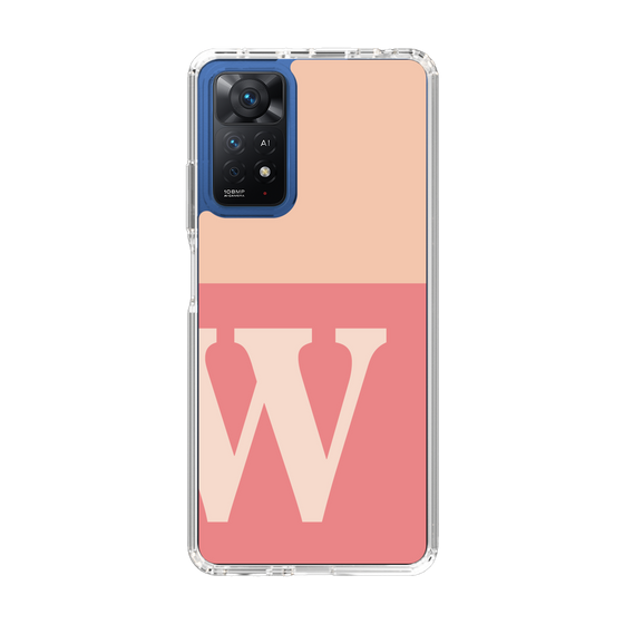 Slim Protection Case［ Original - initial two tone - W pink ］